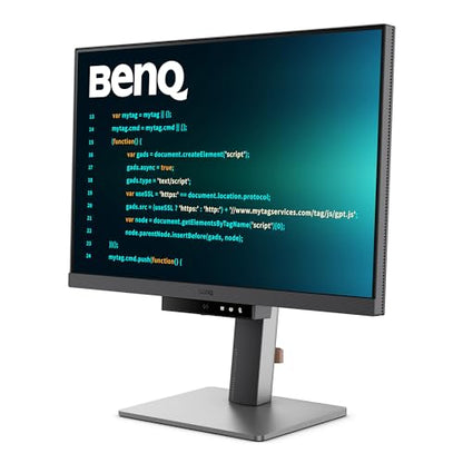 BenQ RD240Q 24.1” WQXGA Programming Monitor, 90W USB Type-C, Advanced Coding Modes, Coding HotKey, Ergonomic Design, 16:10 Special Ratio, Circadian Mode, Eye-Care Technology, Eco-Friendly Design | USB-C 90W PD, Advanced Coding Modes, Coding HotKey, Ergono