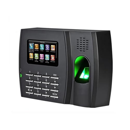 Fingerprint Time Clock Time Attendance Machine Protection Intelligent Card Electronic Fingerprint Optional WiFi Machine for Small Businesses,Black-U8 - size: U8