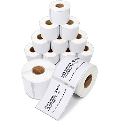 Replacement for DYMO 30324 (12 Rolls, 3840 Labels) - 2 1/8" X 2 3/4" | Direct Thermal Barcode Multipurpose Labels - Compatible with DYMO LabelWriter 450, 450 Turbo, 4XL (Not 550, 5XL) - size: 2-1/8" X 2-3/4" - 303242