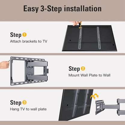 Mounting Dream Full Motion TV Wall Mount for 32-65 Inch TVs up to 132lbs - size: 32"-65" TV