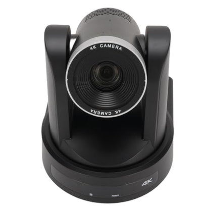 PTZ Conference Camera, 12X Optical Zoom 4K HD Video Conference Room Camera with AI Auto Tracking 255 Presets, for Business Meeting Lecture (US Plug)