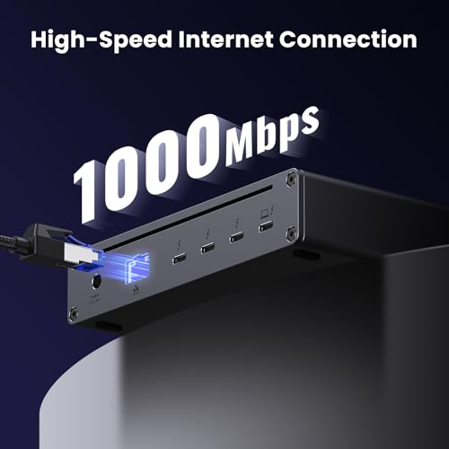 UGREEN 8-in-1 Thunderbolt 4 Docking Station, Dual 4K@60Hz, 3xTBT4, 40Gbps