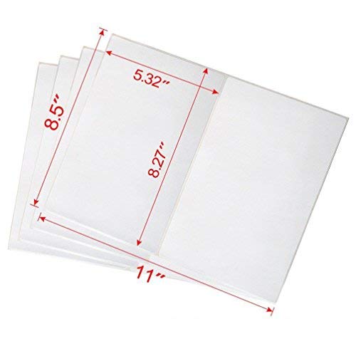 Shipping Label with Rounded Corner, 8.5 x 5.5 Inches Half Sheet Self Adhesive Shipping Address Labels for Laser and Inkjet Printer, 1000 - size: 1000 Labels