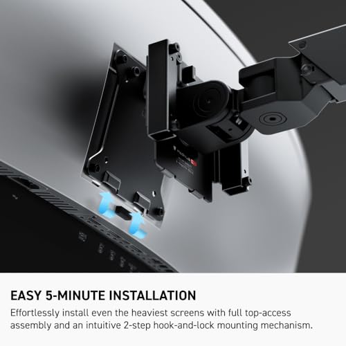 Secretlab Magnus Monitor Arm (Heavy Duty Edition) - for Ultrawide Monitors | Up to 57 inches, 18 to 35lbs - Includes Heavy Duty Tilt Pivot