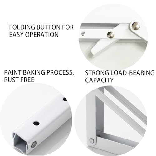 Folding Shelf Brackets Max. Load 220 lb, Heavy Duty DIY Wall Mounted Shelf Bracket Space Saving for Table Work Bench (20 INCH-2PCS) - size: 20 INCH-2PCS