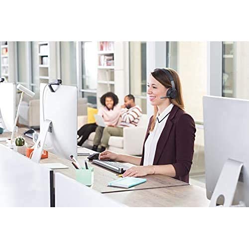 Logitech Zone Wireless Certified Microsoft Teams Bluetooth Headset | Active noise cancellation, Qi charging, Teams and Zoom certified, leatherette ear pads