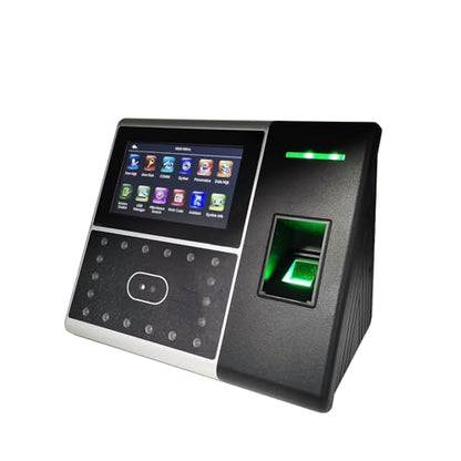 WiFi Biometric Face Attendance System Fingerprint Employee Attendace Management Electronic Time Clock Device for Small Businesses,
