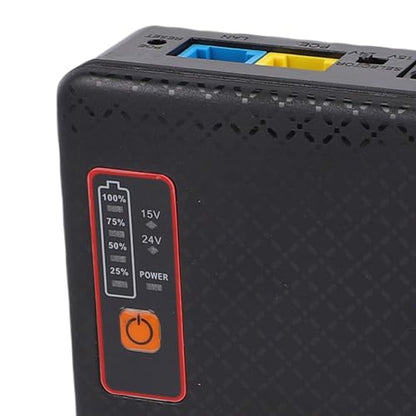Generic Compact Uninterruptible Power Supply with 12000mAh Battery Backup for Router Modem Camera, Portable Standby UPS Power Supply for Stable Network Connections, Suitable for Various Digital (US