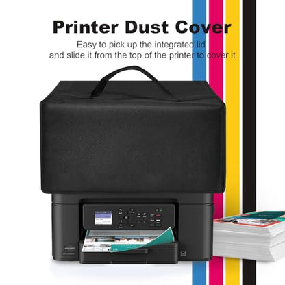 Printer Dust Cover for Canon PIXMA TS4320 /PIXMA TS6520 Inkjet Printer, | Printers Universal Anti-static Protective Nylon Covers Case for Brother Smart 1360 Inkjet Printer (Cover Only) - color: Black