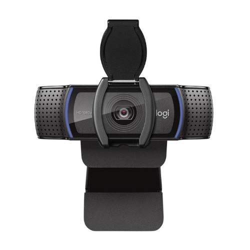 Logitech C920S HD Pro Webcam Bundle | 4-Port 3.0 USB Hub, Privacy Shutter, (2 items)