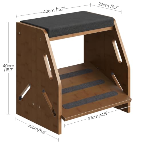 CHOEZON Adjustable Foot Rest Under Desk with Cushion and Non-Slip Design