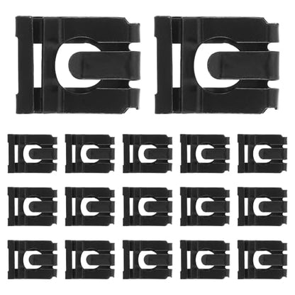 30pcs Gas Lift Retaining Clip for Office Chair - M10 Anti-Vibration Shaft Retainer for Pneumatic Cylinder Base Locking, Furniture Hardware - size: 2.25X1.80X0.60CM