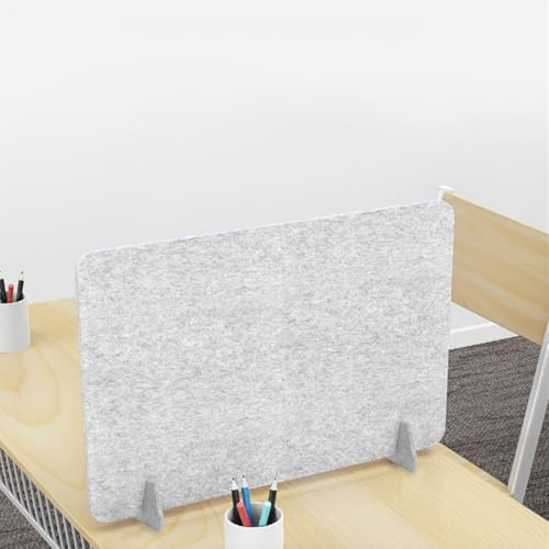 Classroom Acoustic Desk Divider Desk Partition 31"x12",Beige Yellow | Stand Up Freestanding Desk Privacy Panel Visual Distractions Reducing Table Divider for Student Reception Area Office - color: Beige Yellow, size: 31" x 12"