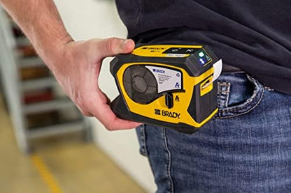 Brady M211 Portable Bluetooth Monochrome Label Printer, Yellow/Black - style: M211