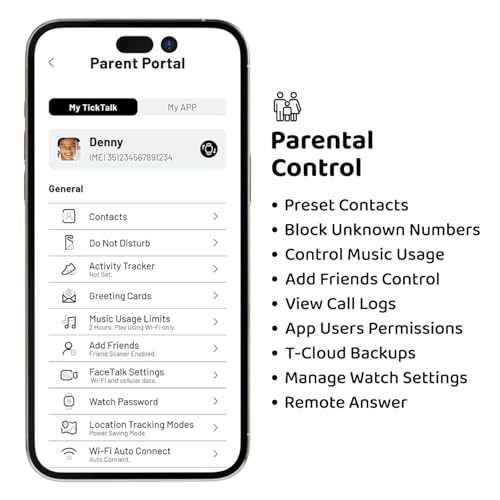 TickTalk5 Kids Smart Watch with GPS Tracker, Calls, Texts and SOS Ages 3-12 | Kids Smartwatch with HD Calling, SMS, GPS Tracking, Parental Controls, Music & Wellness