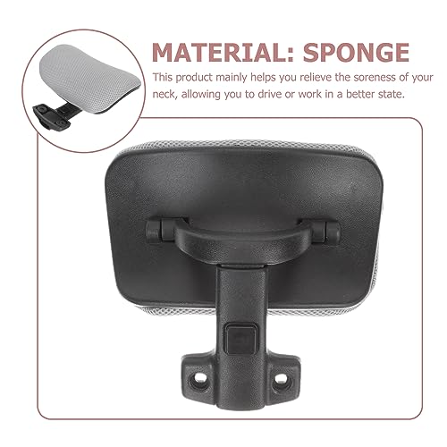 Veemoon Ergonomic Desk Chair Chair Headrest Attachment Head Support Cushion Elastic Sponge Head Pillow Adjustable Height Angle Upholstered for Executive