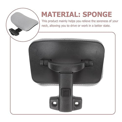 Veemoon Ergonomic Desk Chair Chair Headrest Attachment Head Support Cushion Elastic Sponge Head Pillow Adjustable Height Angle Upholstered for Executive