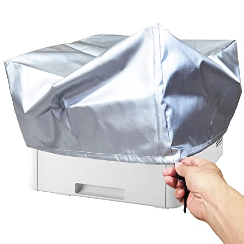 Anti-static Printer Dust Cover (18.9W x 15.7D x 9.4H), We Have All Popular Size Printers Jacket Universal Copiers Cover Compatible for Canon / HP / Epson / Brother Printers