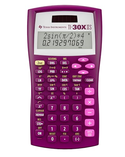 Texas Instruments TI-30XIIS Scientific Calculator, Raspberry Small - color: Raspberry