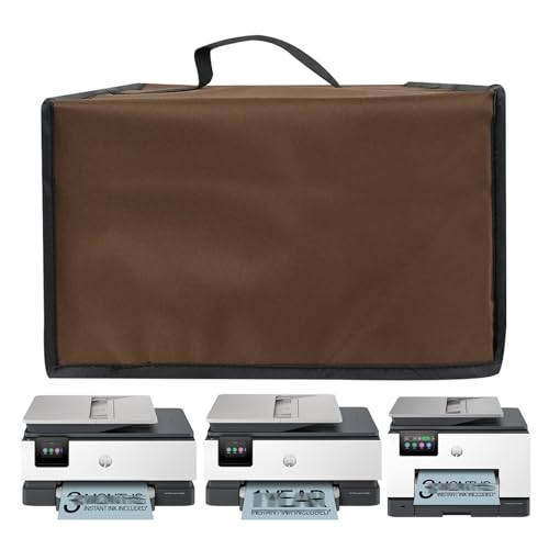 Printer Dust Cover for HP OfficeJet Pro 8125e / Pro 9125e Printers - color: Brown