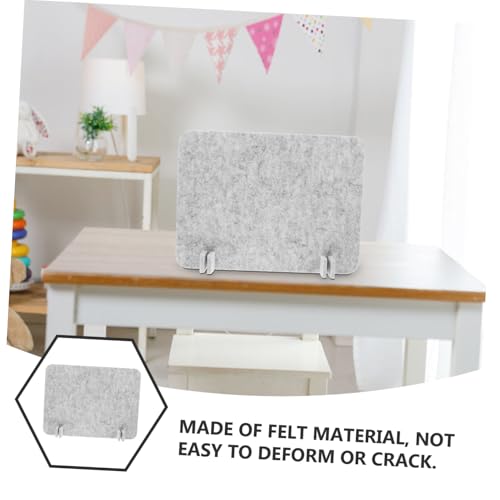 Felt Desk Privacy Panel Freestanding Divider for Office Desks