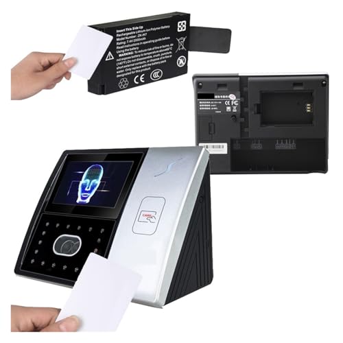 Time Clock for Small Businesses ID Card Battery Face Terminal Time Attendance and Access Contro Time Attendance for Small Businesses(ID) - size: ID