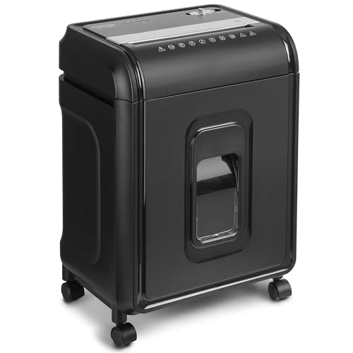 Aurora AU1275MB High-Security 12-Sheet Micro-Cut Paper and CD/Credit Card Shredder/ 5.7-Gallon Pullout Basket/60 Minutes Run Time - style: 12-Sheet Micro-Cut