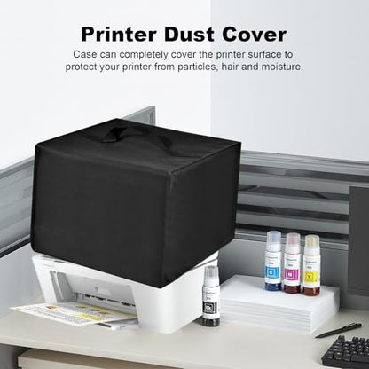 Waterproof Dust Cover for HP DeskJet 4255e/ DeskJet 4155e Printers | Anti-Static Waterproof Printer Covers,Universal Case Protector for Printers(Cover Only) - color: Black