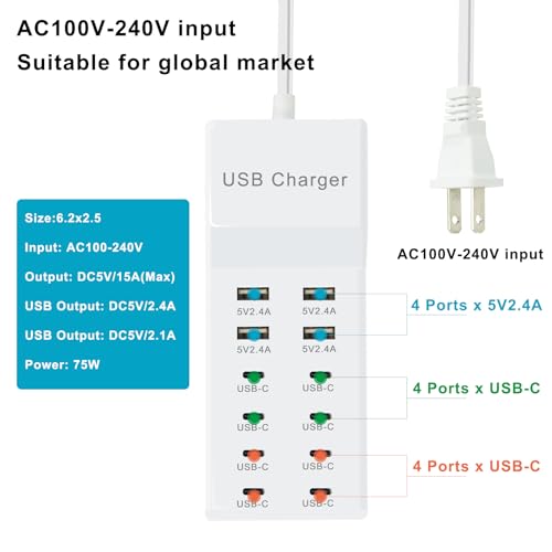 USB Charging Station - Fast Charger