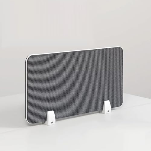 Desk Acoustic Partition Panel – 30 cm Sound Absorbing Divider for Office and Classroom, Clamp Design, Noise Reduction, Durable Stylish Workspace Solution - color: Grigio, size: 100x30cm
