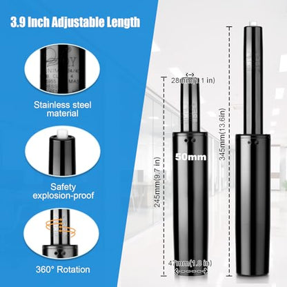 Office Chair Cylinder Replacement (3.9" Stroke) - size: 3.9" Stroke