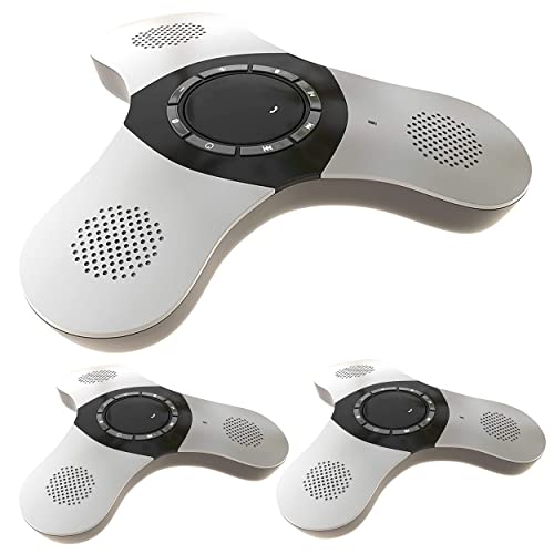 Conference Speaker and Microphone, 360° Voice Pickup, Noise Reduction - size: 3 Pack