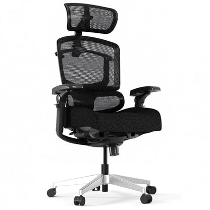 FLEXISPOT ErgoX-PRO Ergonomic Office Chair Black – Cloudtech Cushion, 5D Lumbar, 7D Armrests, 4D Headrest, 551LBS Capacity – Office, Gaming, Home - color: Cloudtech Black, size: Overall Depth 29"
