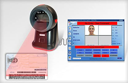 IDetect ID Scanner - Age Verification for Bars and Clubs - Drivers License Reader and Identification Card Scanner for Computers, Tablets, & POS - Stops Unwanted IDs (Entrant Photo) - style: Entrant Photo