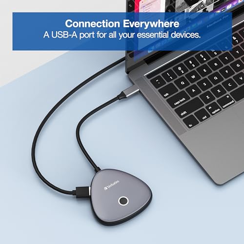 Verbatim Share My Screen Video Extender 4K USB-C Wireless HDMI Transmitter and Receiver Display Adapter with USB Hub and Card Reader - style: 4K