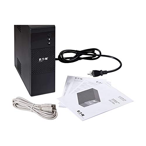 Eaton 5S700 UPS Battery Backup & Surge Protector, 700VA / 420W, AVR, Line Interactive - size: 700VA, style: 5S