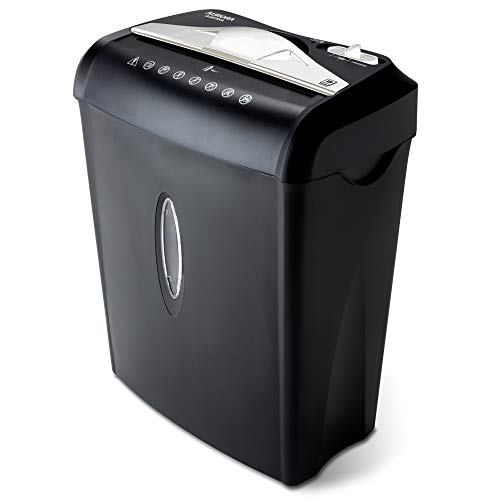 Aurora AU875XA Paper and Credit Card Shredder with 3.7-Gallon Wastebasket, 8-Sheet Cross-Cut with Basket - style: 8-Sheet Crosscut