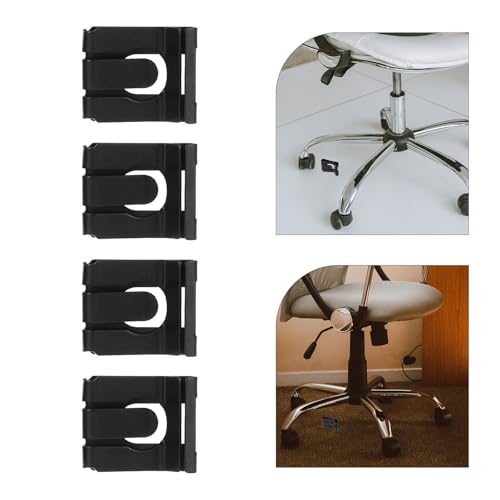 30pcs Office Chair Gas Cylinder Retaining Clips, 65mn Spring Steel Anti-loosening Shaft Lock Rings with Smooth Chamfers for Furniture Gas Cylinder Repair and Replacement, Black