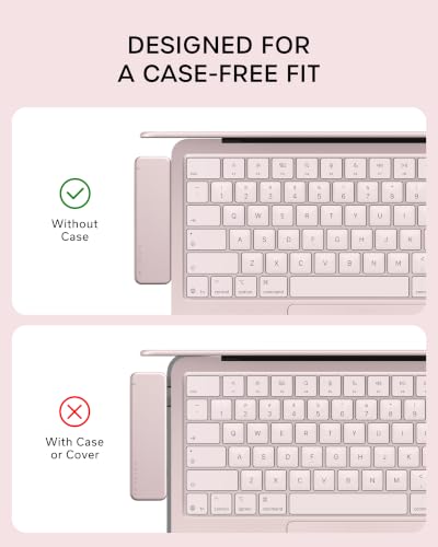 Satechi 6-in-2 USB-C Snap Hub, 4K/60Hz HDMI, for MacBook Neo, Blush - color: Blush
