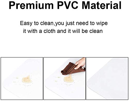 Azadx Office Chair Mat for Hardwood Floor 30 x 48'' 2 Pcs, Small Chair Mats | Clear Easy Glide on Hard Floors, Rolling Chair Mat Plastic Mat Under Desk Chair, 2PCS - size: 30 x 48'' Rectangle 2PCS
