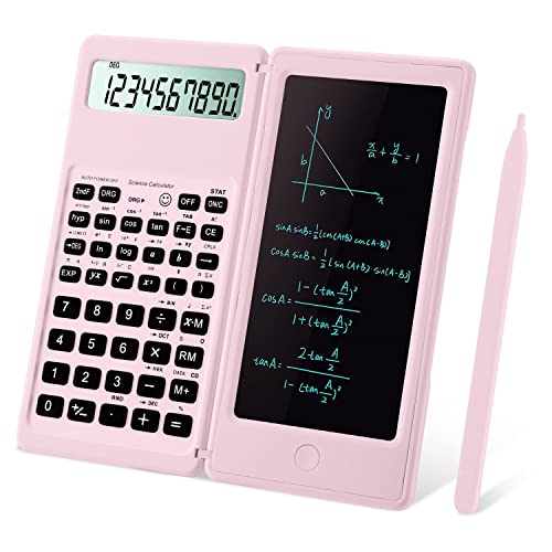Scientific Calculators,IPepul Multi-Functional Pink Kawaii Calculator with Algebra, Trigonometry, and Calculus, Suitable for Students, Teachers, &Business Professionals, Lead for School Supplies（Pink - color: Pink