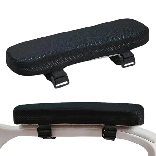 2-Piece,Office Chair Arm Covers,Office Chair Arm Pads,Cooling Gel Pads,Suitable for Gaming Chairs,Armrest Pads with Memory Foam,