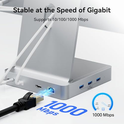 AGEEN 14-Port 10Gbps USB-C Hub for iMac 24 inch 2021/2023/2024 M1/M3/M4