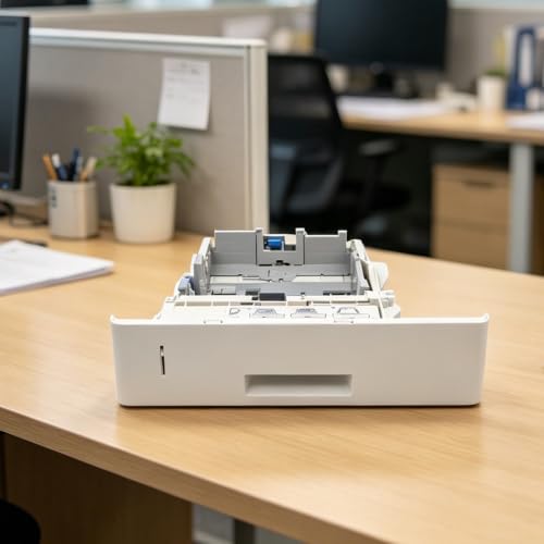 500-Sheet Paper Tray RM2-6296 RU7-8463 Compatible with for hp for laserjet M604 M605 M606, High-Capacity Input Feeder for Office Printing, ABS Replacement Part
