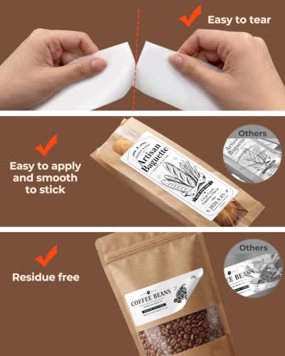 MUNBYN 2x5 Thermal Labels, 500 Sheets/1 Roll, White - color: White, size: 2x5"
