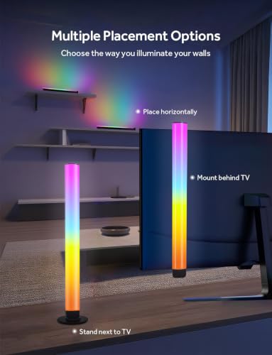 Smart Light Bar, RGB IC LED Lights Bars for Living Room Gaming TV Backlight - size: 14.6 inch