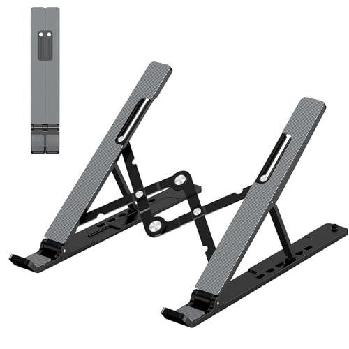Adjustable Laptop Stand, Portable Laptop Riser for Desk