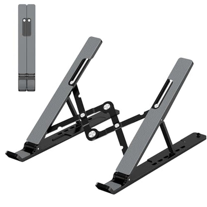 Adjustable Laptop Stand, Portable Laptop Riser for Desk