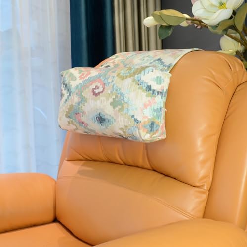 Velvet Recliner Headrest Pillow, Non-Slip Neck Support, Boho - color: Boho