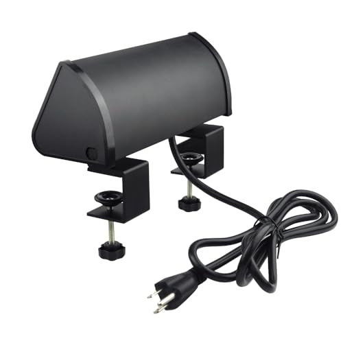 Table Edge Mount Power Strip Desk Clamp Power Sockets with 3 AC Power + 2 USB Charger +1 Switch for for Home Office Hotel (Black)